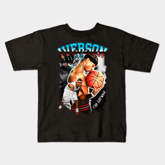 Allen Iverson Graphic Tee Kids T-Shirt by ShirtsPlug